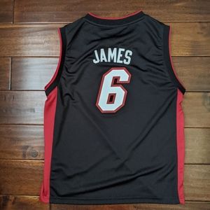 LeBron James Jersey Miami Heat Youth Large
